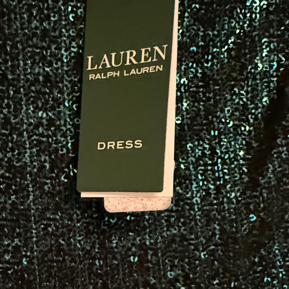 Ralph Lauren Green Sequin Dress - Picture 3 of 4